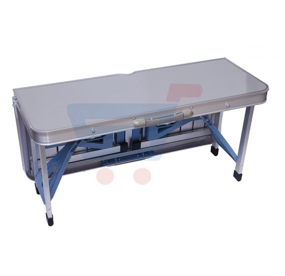 Outdoor Multifunctional Picnic Table,  Aluminium With Foldable 4 Seats FS-3695